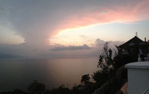 Sunset, Lake Atitlan.